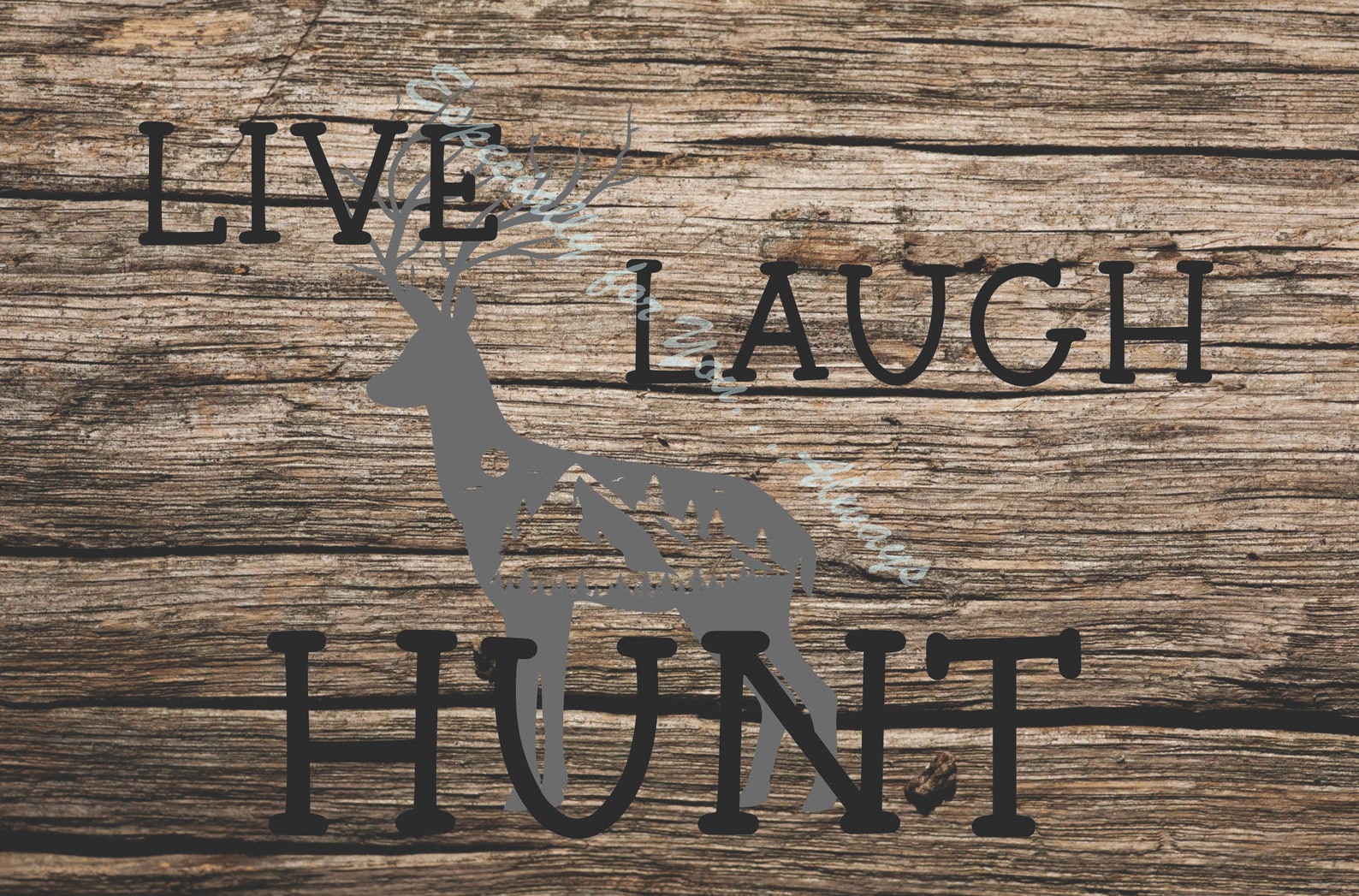 Reclaimed Wood Hunting Signs Etsy
