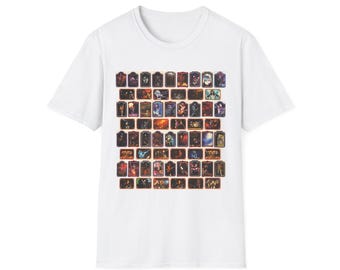Camiseta de la serie 1 de DONRUSS de KISS 1978 con tarjetas coleccionables de Gene Paul Ace Peter