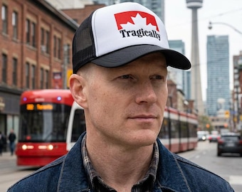 Trágicamente Hip / Gorra de camionero de espuma bordada de Marlboro / Bandera canadiense con hoja de arce