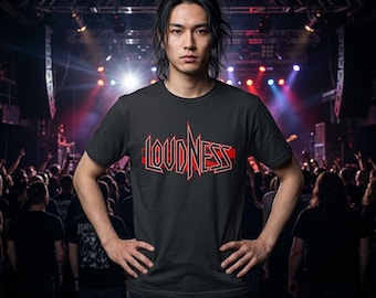 Camiseta con logo de metal japonés Loudness