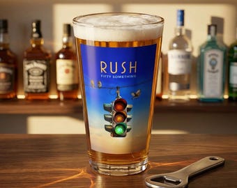 RUSH - Fifty Something Pint Glas | Blandningsglas på 473 ml
