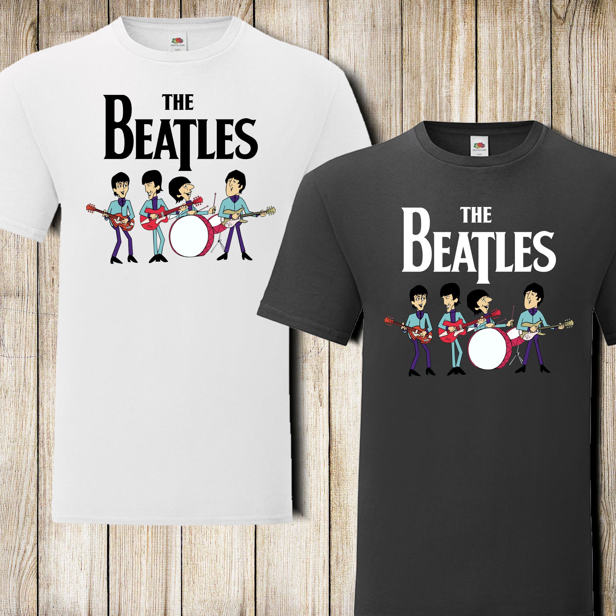 The Beatles Cartoon Shirt the Beatles Men's St-shir - Etsy The Beatles Cartoon Shirt the Beatles Men's St-shir - Etsy