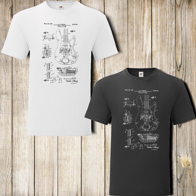 fender precision bass t shirt