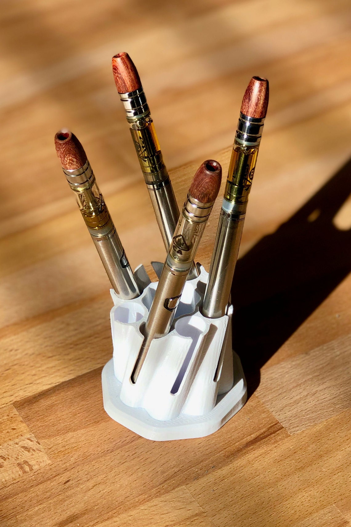 Vape Pen Holder Eight Pens Hyperboloid / Vape Cartridge and Pen Storage