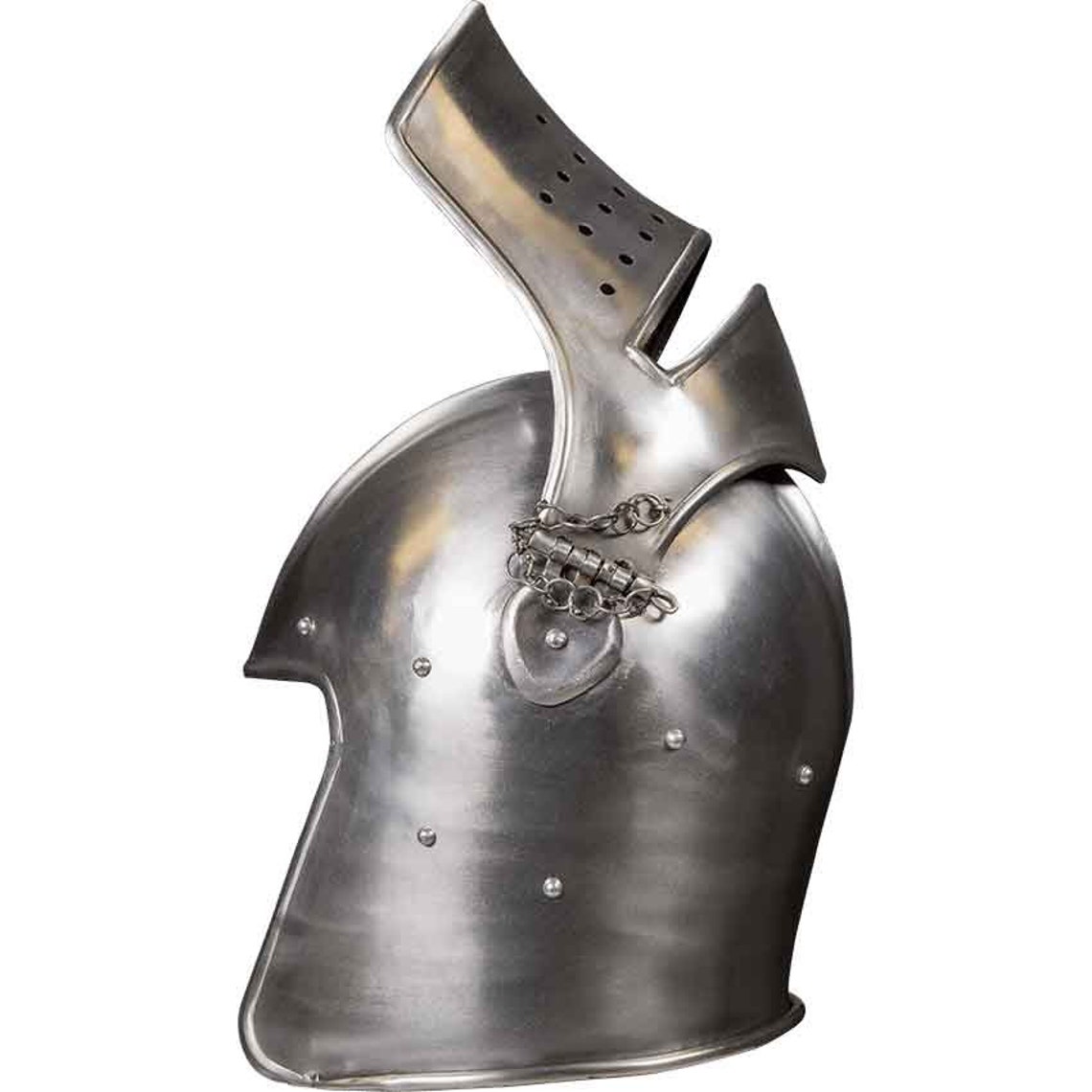 Medieval Visored Combat Helmet Closed Steel Helmet Etsy