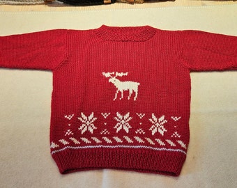 Children's sweater, Norwegian sweater, winter sweater