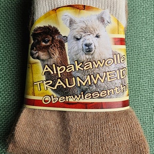 Alpakasocken, Traumweide Socken, Alpakastrümpfe, Gr. 39-41 Bild 6