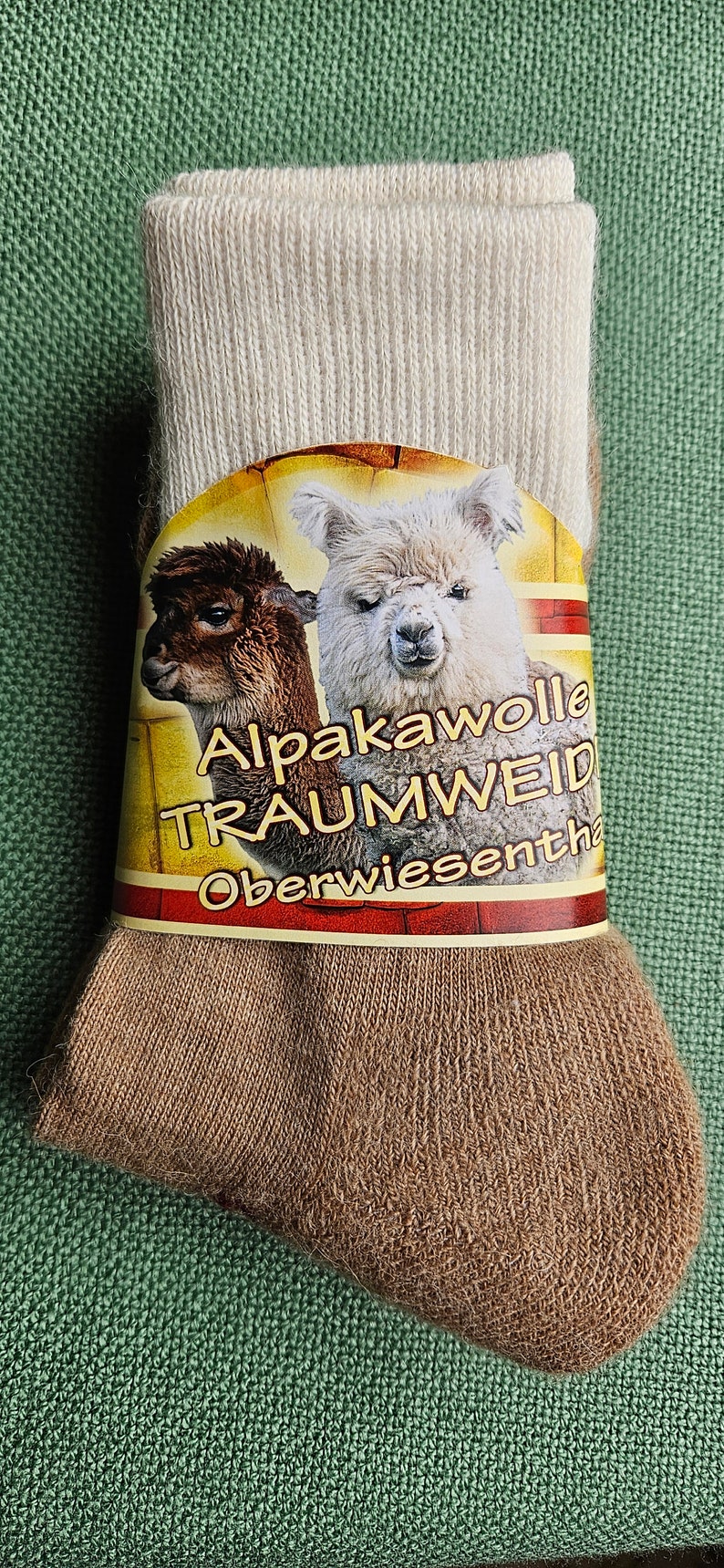 Alpakasocken, Traumweide Socken, Alpakastrümpfe, Gr. 39-41 Bild 6