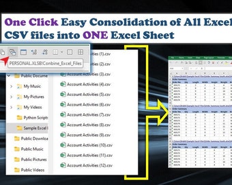 Intelligent Excel Automation Tool: Combine Multiple Excel Files into a Single Sheet
