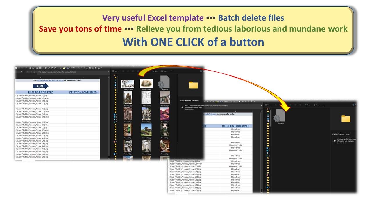 Best Excel Tool - Batch Delete Files - Etsy
