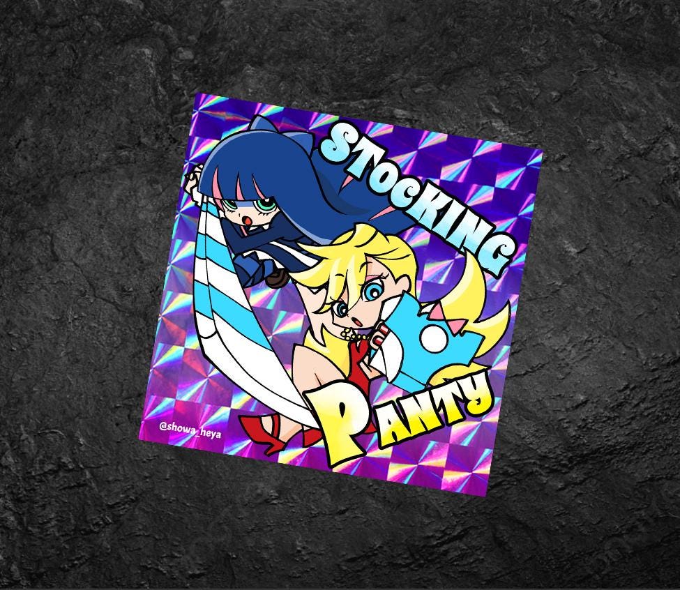 Panty and Stocking Card - Etsy Panty and Stocking Card - Etsy