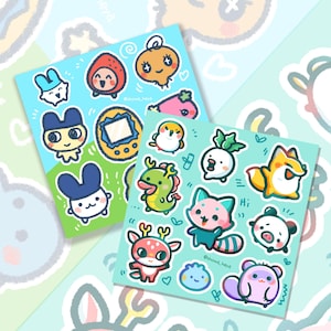 TAMAGOTCHI Paradise jade forest - Die-Cut Sticker