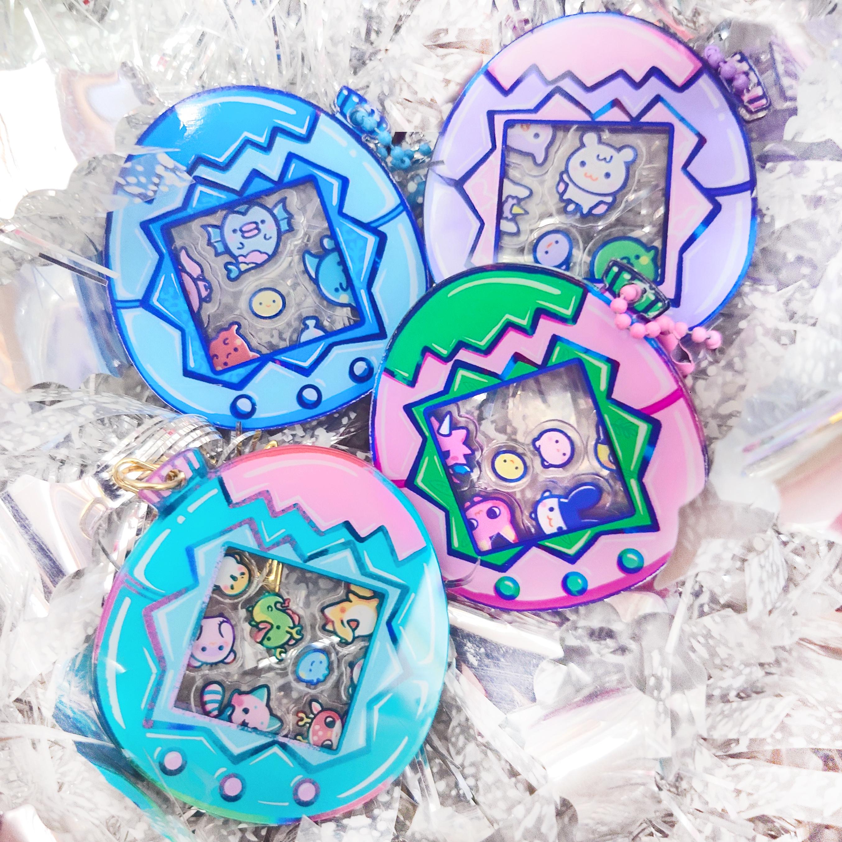 Tamagotchi Paradise Shasha Acrylic Keychain | Mimichi Mamechi