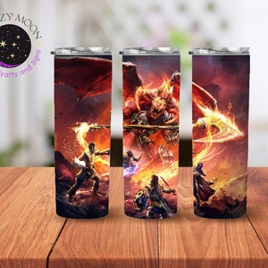 Dungeons & Dragons Tumbler - Stainless Steel Insulated Tumbler With Lid and Straw