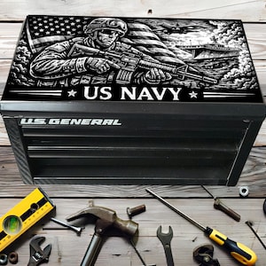 Modèles de gravure laser US Navy Toolbox (téléchargement numérique - svg, png, dxf)