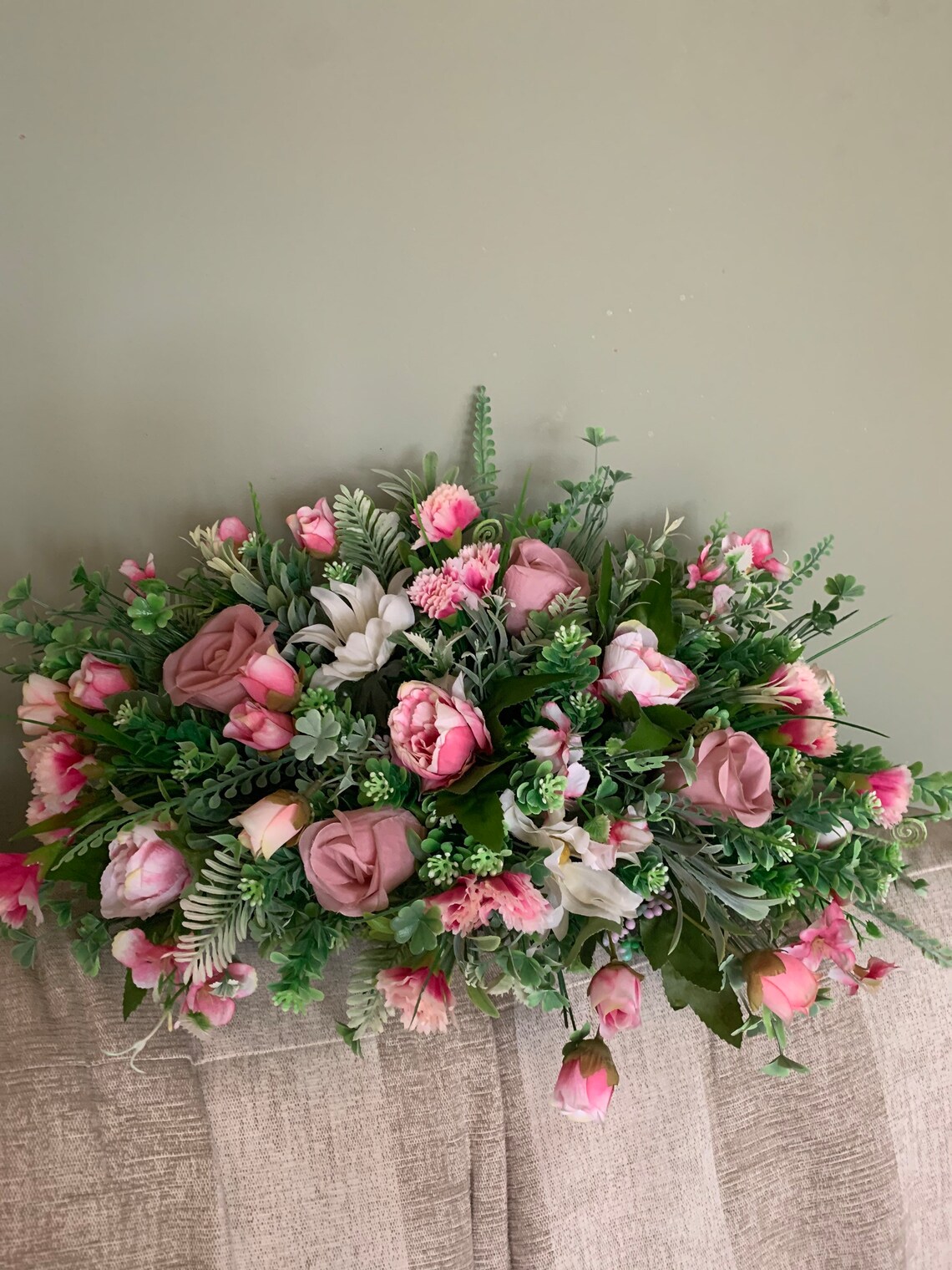 Artificial Grave Memorial Arrangement Etsy UK