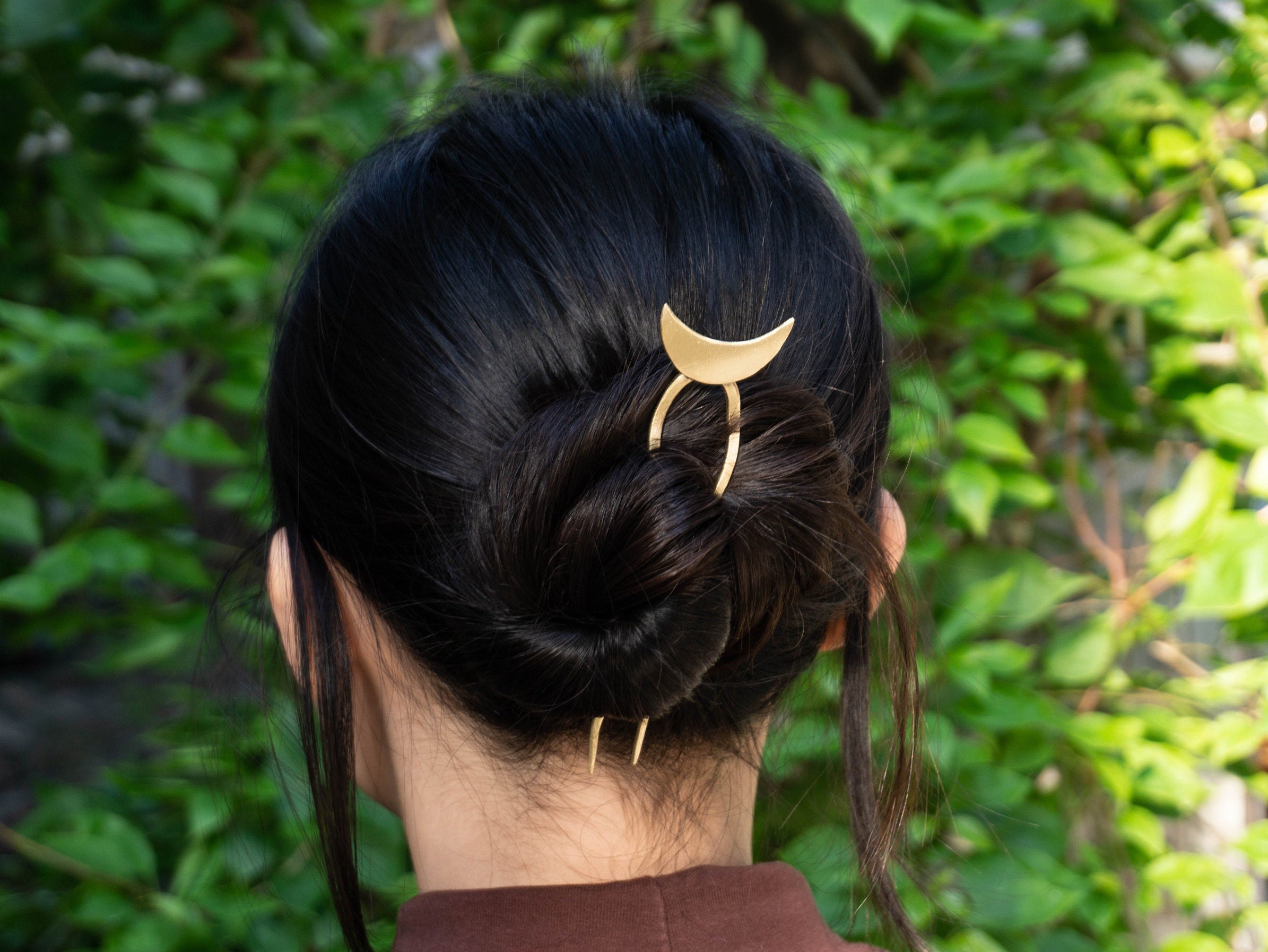 Moon Brass Hair Pin Gold Hair Stick Bridal Hair Pins - Etsy Canada Moon Brass Hair Pin Gold Hair Stick Bridal Hair Pins - Etsy Canada