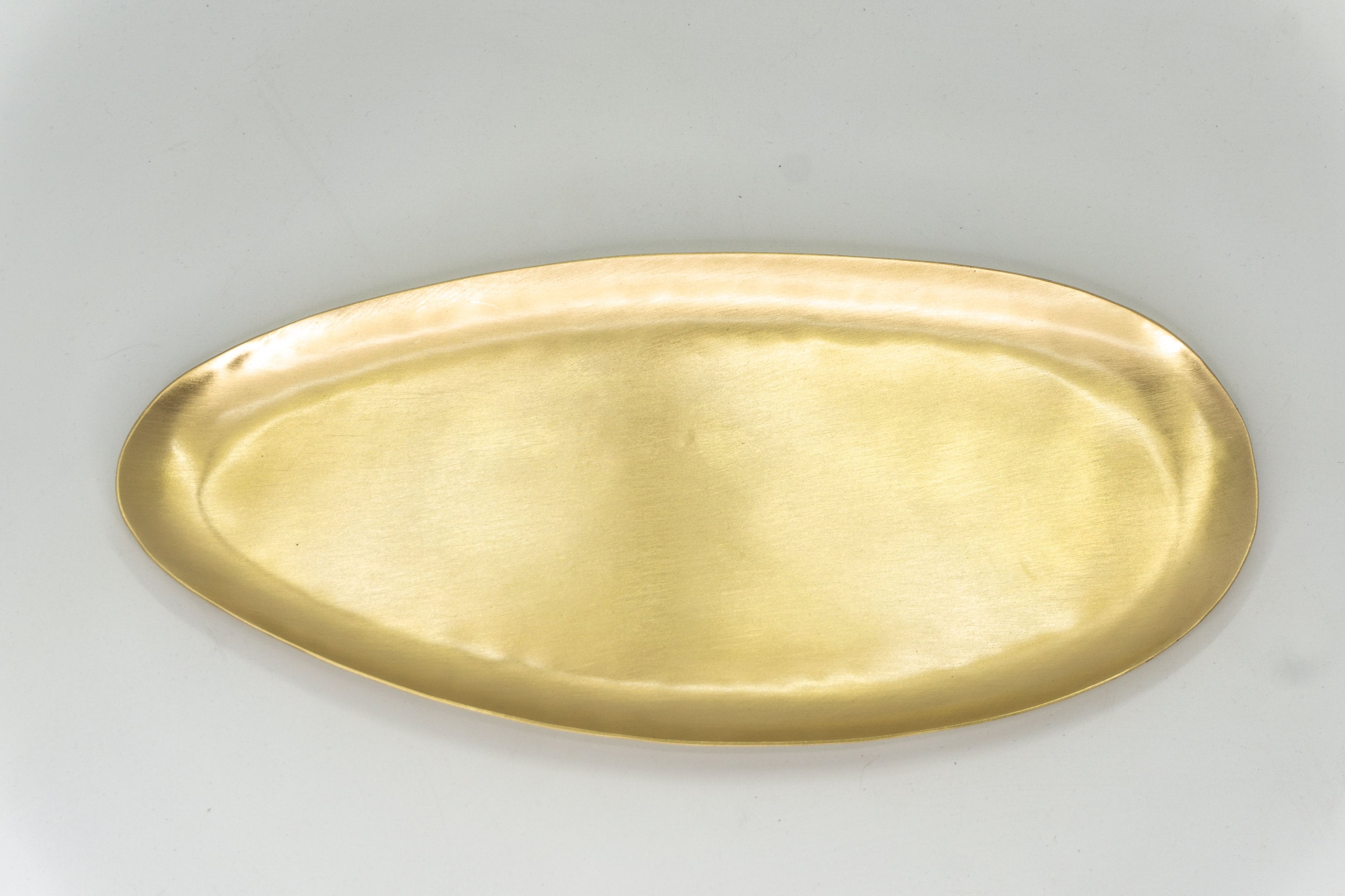 Oval Dish | Brass Handmade Tray | Serving Copper Tray | Decorative tray | Candle Tray| Mango Gold Tray | gift for dad