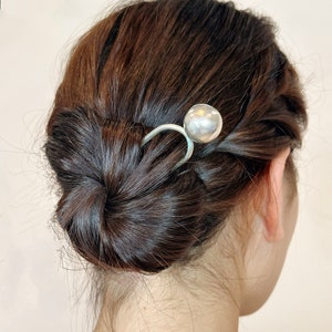 Moon Hair Fork Silver - Etsy