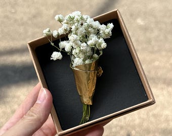 Broche de ramo de flores / broche vintage / prendedor de solapa / regalo de aniversario / broche de novio