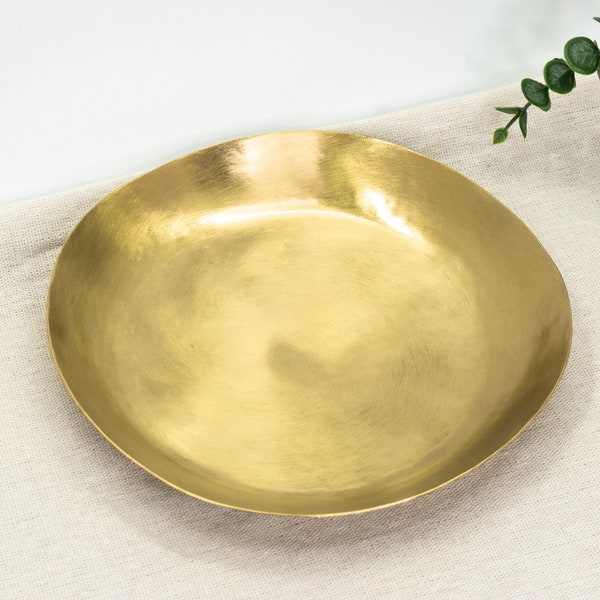 Candle Tray | serving tray | Brass Tray | Round Tray | Copper Tray | Decorative Tray | jewelry tray | coffee table tray | gold tray