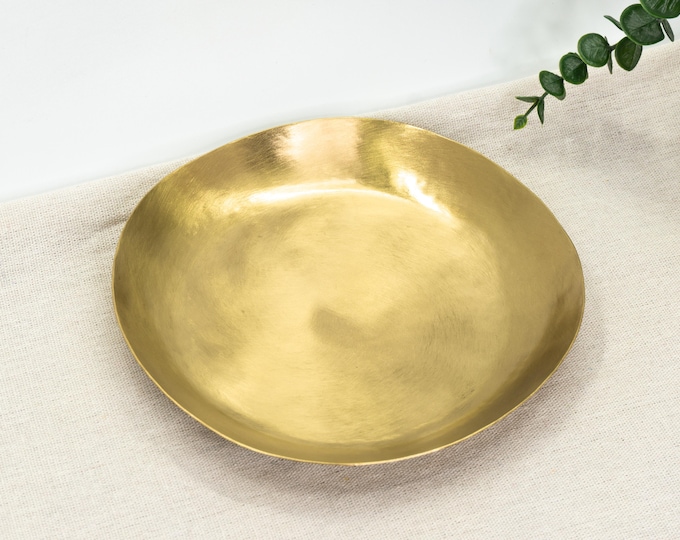 Candle Tray | serving tray | Brass Tray | Round Tray | Copper Tray | Decorative Tray | jewelry tray | coffee table tray | gold tray
