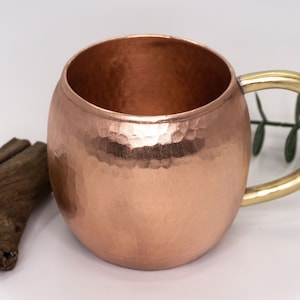 Caneca de cobre | Caneca Moscow Mule | Caneca de cerveja | Xícara de chá de cobre | Caneca vintage | Xícara de cobre martelado | Caneca de café | Xícara de latão