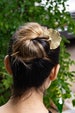 Leaf hair stick, silver hair pins, hammered brass hair stick, Celestial hair stick, Hair Fork, Ginkgo hair accessories