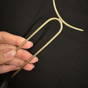 Custom Brass Hair stick | Hair Pin