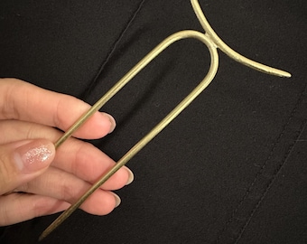 Custom Brass Hair stick | Hair Pin
