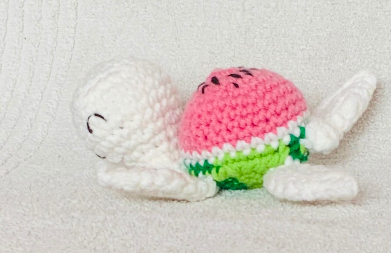 Crochet Watermelon Turtle - Etsy