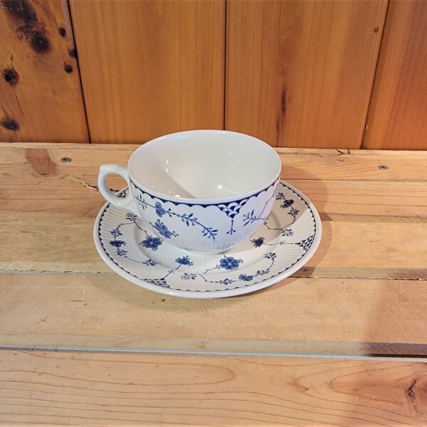 Blue White Tea Cup Etsy