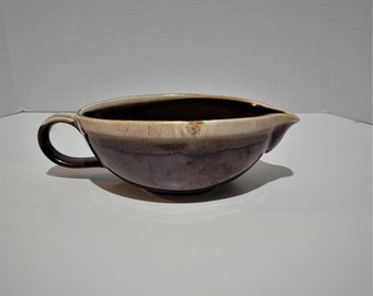 McCoy Brown Drip Gravy Boat