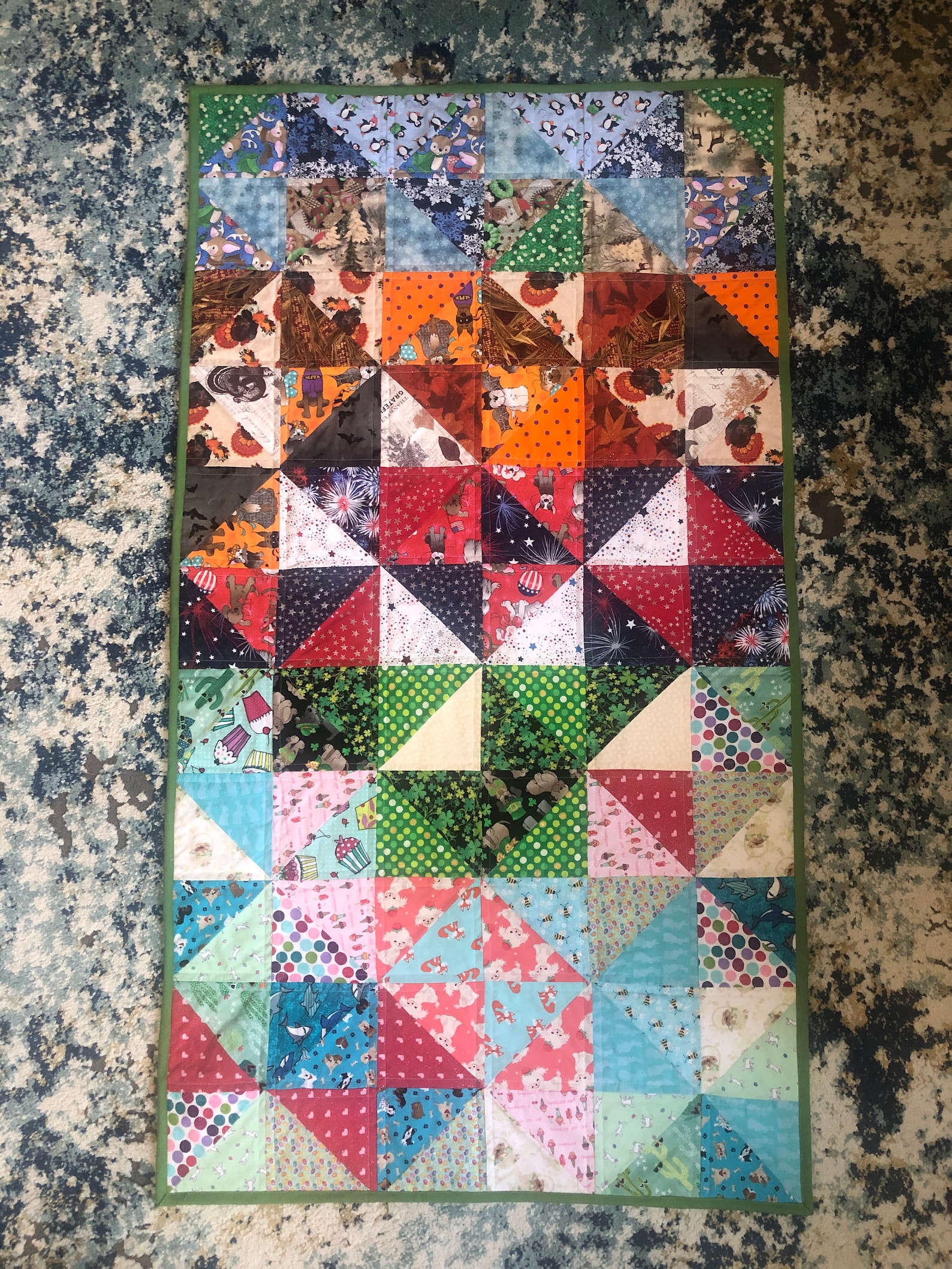 Handmade, Pet Dog Bandana Memory Heirloom Quilts, Cotton, Any Size