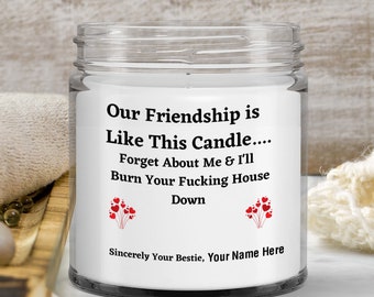 Funny Candle, Personalized Candle Gift, Custom Name Candle, Funny Gift,Mom Gift, BFF Gift, Gift for Her
