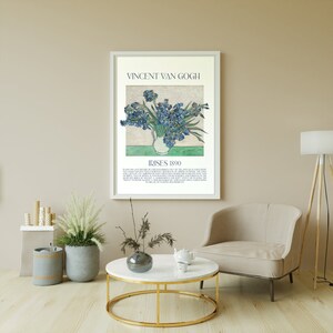 Irises by Van Gogh Digital Poster