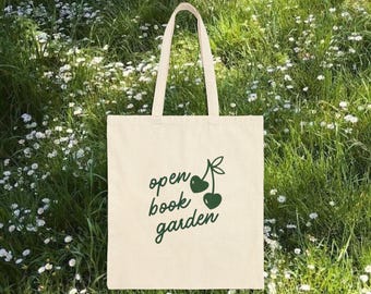 Open Book Garden Tote Bag