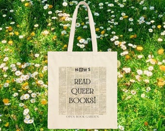 Read Queer Books! Tote Bag