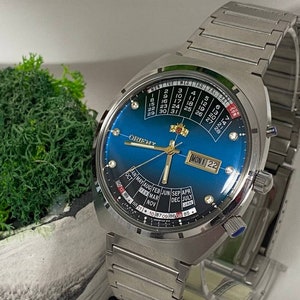 Orient perpetual calendar automatic watch discount