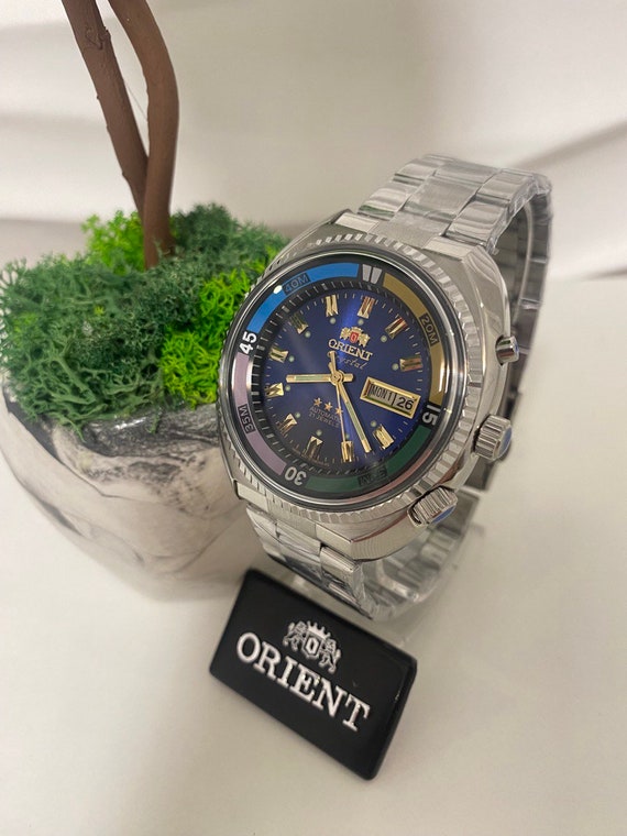 Mens Watch Orient KD King Diver Blue Dial Watch A… - image 2