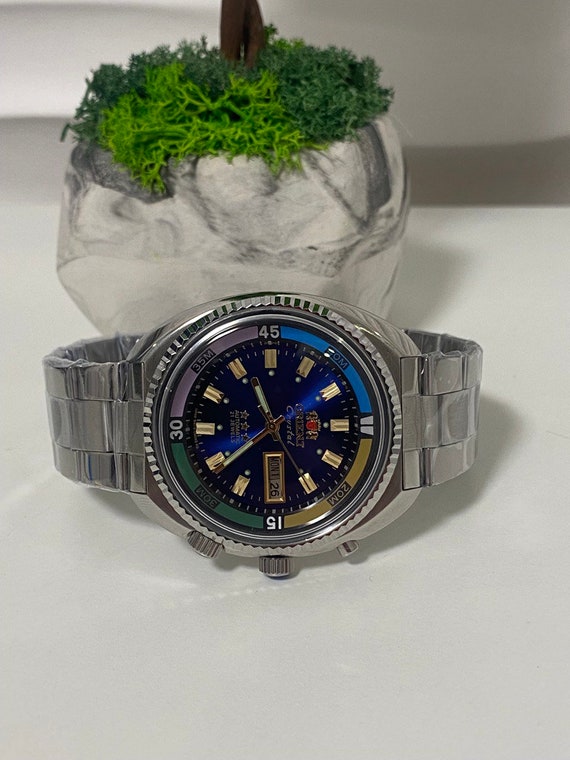 Mens Watch Orient KD King Diver Blue Dial Watch A… - image 6