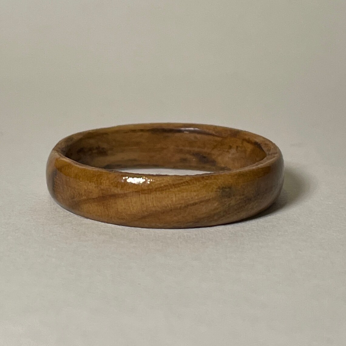 Bethlehem Olive Wood Ring Handmade Solid Wood Etsy