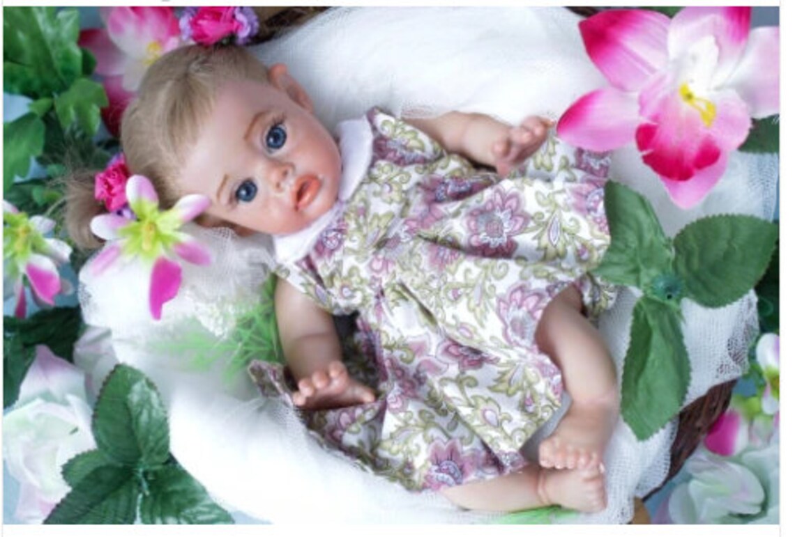 Reborn Kit Reborn Baby Vinyl Kit 12 Inches Flo Mini Elf Etsy