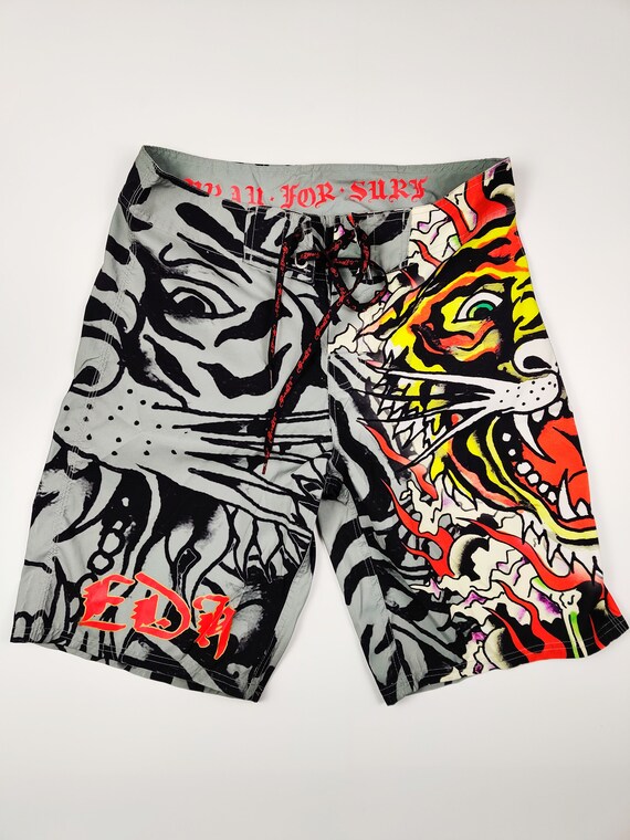 ED HARDY Men's Swimming Shorts in Sz.31 