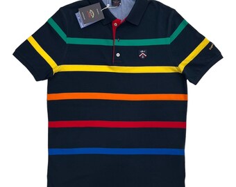 polo men's paul shark blue sz. L