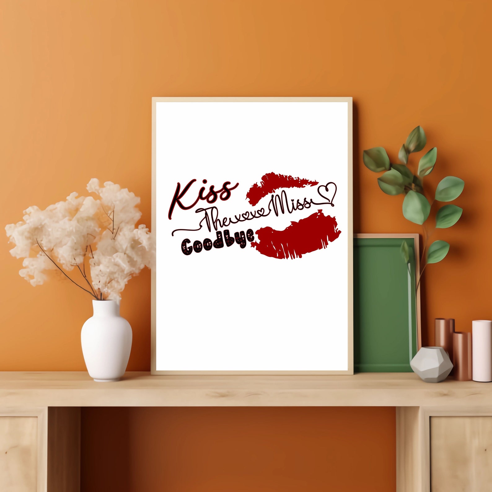 Kiss the Miss Goodbye Template Kisses for the Future Mrs Hen - Etsy