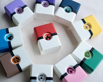 Trading Card Deck Box for 60 Card Decks – Compact TCG Deck Case with Dice Tray – 3D Printed Card Storage