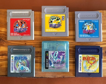 Vintage Genuine Japanese Pokemon Cartridges | 100% Working | Professionally Refurbished | New Save Battery