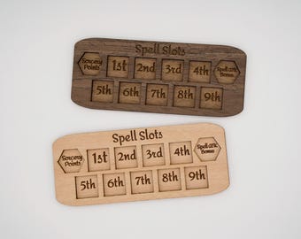Character Tracker | Walnut or Cherry Hardwood