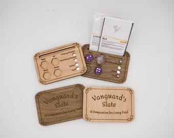Daggerheart Compatible Character Tracker Board – HP Hope Stress Armor Tracker – Vanguard’s Slate